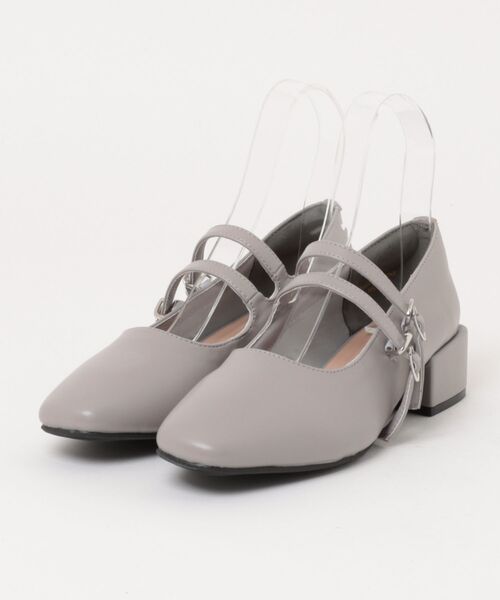 la farfa SHOES(ラ・ファーファ シューズ)の「la farfa shoes 2WAY ストラップパンプス(パンプス・レディース・アイボリー/シルバー/ブラック/グレー・24.0cm/25.5cm/25.0cm/24.5cm/26.0cm/26.5cm/23.5cm)」の1枚目の写真