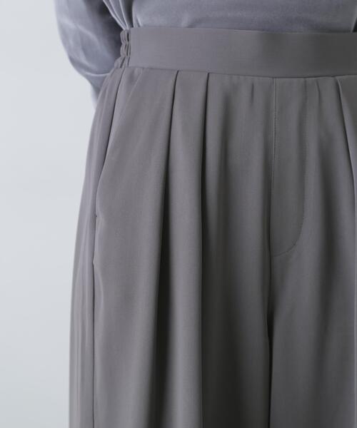 FREE'S MART（フリーズマート）の「◆［MFM］タックワイドスラックス（スラックス・レディース・ブラック/グレー/ホワイト/ピンク・SMALL/MEDIUM/LARGE）」の6枚目の写真