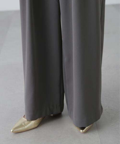 FREE'S MART（フリーズマート）の「◆［MFM］タックワイドスラックス（スラックス・レディース・ブラック/グレー/ホワイト/ピンク・SMALL/MEDIUM/LARGE）」の7枚目の写真