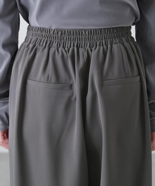 FREE'S MART（フリーズマート）の「◆［MFM］タックワイドスラックス（スラックス・レディース・ブラック/グレー/ホワイト/ピンク・SMALL/MEDIUM/LARGE）」の8枚目の写真