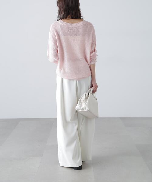 FREE'S MART（フリーズマート）の「◆［MFM］タックワイドスラックス（スラックス・レディース・ブラック/グレー/ホワイト/ピンク・SMALL/MEDIUM/LARGE）」の11枚目の写真