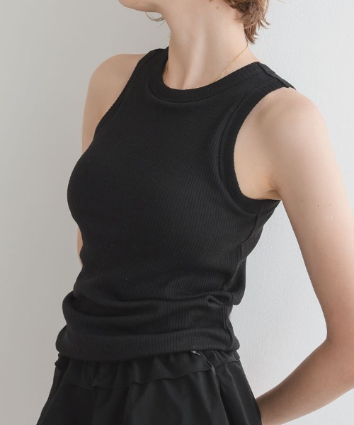 DONOBAN（ドノバン）の「カップ付きアメスリタンクトップ（タンクトップ・レディース・ブラック系その他/ブラック/ライトピンク/ホワイト×ブラック/ホワイト/ホワイト系その他/ブラック×ホワイト・ONE）」の20枚目の写真