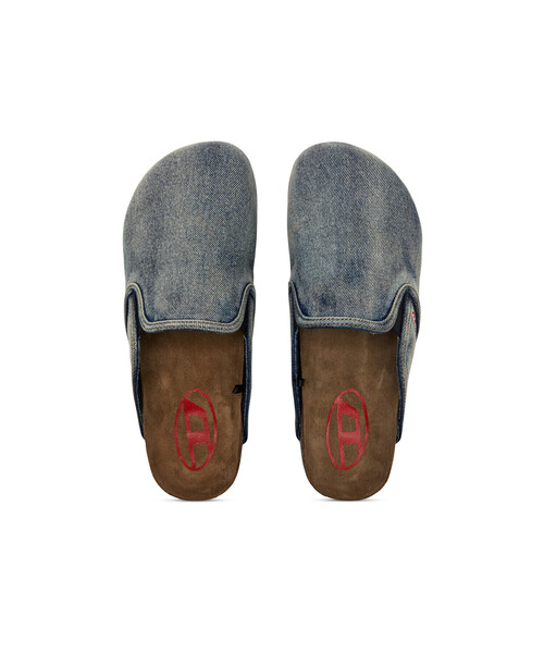メンズ デニムスリッポンミュール D-WOODSTOCK SLIP-ON
