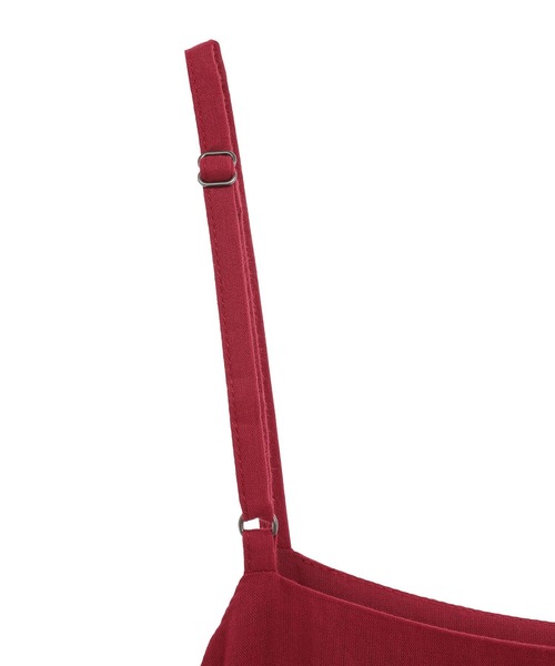 CRAFT STANDARD BOUTIQUE（クラフトスタンダードブティック）の「ティアードキャミワンピース　◆（ワンピース・レディース・レッド/パープル/ブラック・FREE）」の15枚目の写真