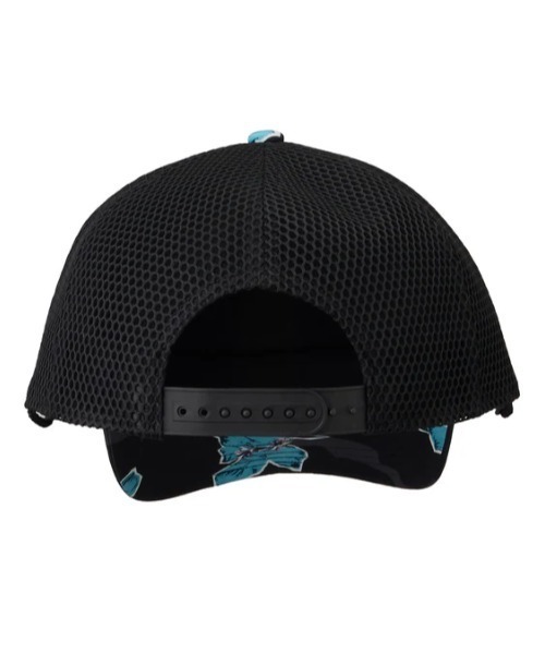 Quiksilver 黒 メッシュ ベースボールキャップ Quiksilver キャップ 帽子 FOAMSLAYER /クイックシルバーロゴ