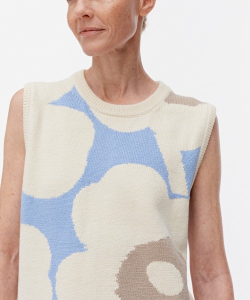 セール】Pioneeri Unikko / knitted vest（ベスト）｜marimekko