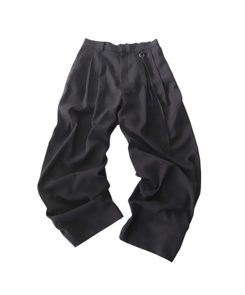 antiqua（アンティカ）の「タックパンツ（その他パンツ・レディース・カーキ/ブラック・LARGE/MEDIUM）」の13枚目の写真