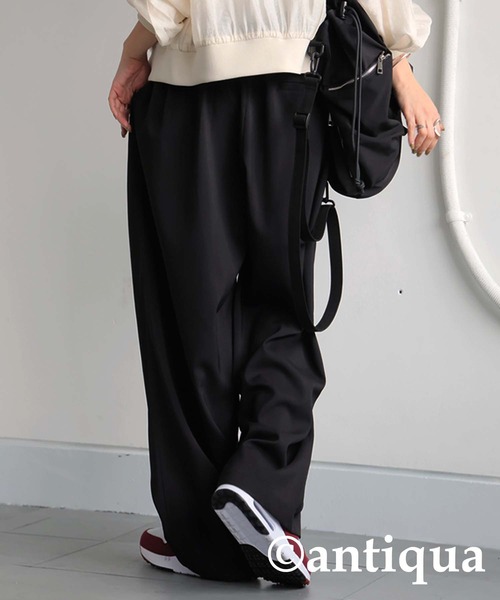 パンツ tacacu 接触冷感グログランパンツ 512-86518 / CLOCHE | CALENDRIER o