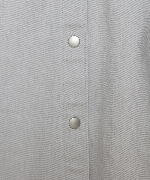 セール】カラーデニム オーバーシャツ（シャツ/ブラウス）｜COMME CA