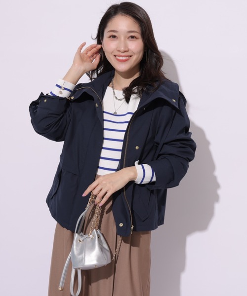 Apuweiser-riche（アプワイザーリッシェ）の「チェーンベルト付タックパンツ（その他パンツ・レディース・ネイビー/キャメル・1/2/0）」の12枚目の写真