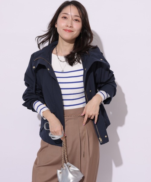 Apuweiser-riche（アプワイザーリッシェ）の「チェーンベルト付タックパンツ（その他パンツ・レディース・ネイビー/キャメル・1/2/0）」の11枚目の写真