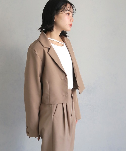【masu】★ELLE EN NOIR★セットアップ★160★ベージュ★ masu様 専用】☆ELLE EN NOIR☆セットアップ☆160☆ベージュ☆