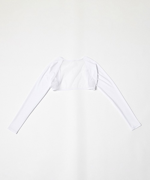 MUNSINGWEAR(マンシングウェア)の「『サンスクリーン NIR』ボレロ型UVアームカバー(アームカバー・レディース・ブラック/ホワイト/ネイビー・F)」の5枚目の写真