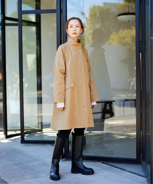 JOURNAL STANDARD スタンドカラーテントコート 紺 JOURNAL STANDARD - JOURNAL STANDARD スタンドカラーテント