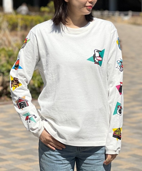 セール】【CHUMS】 かせきさいだぁ アラカルト L/S T-Shirt