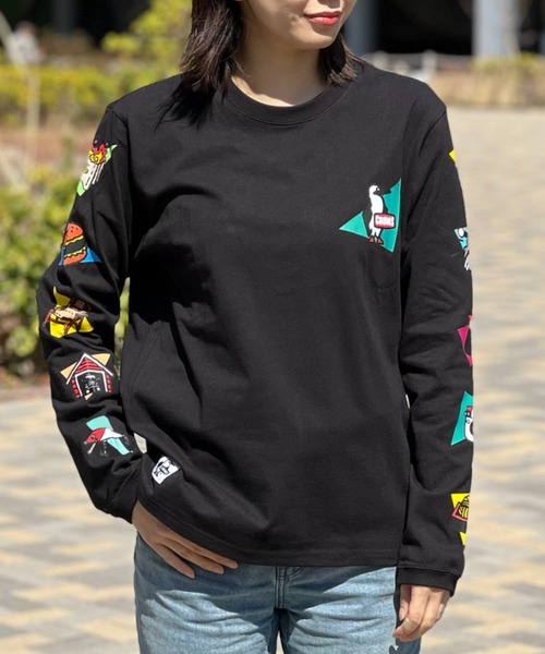 CHUMS】 かせきさいだぁ アラカルト L/S T-Shirt カセキサイダァ