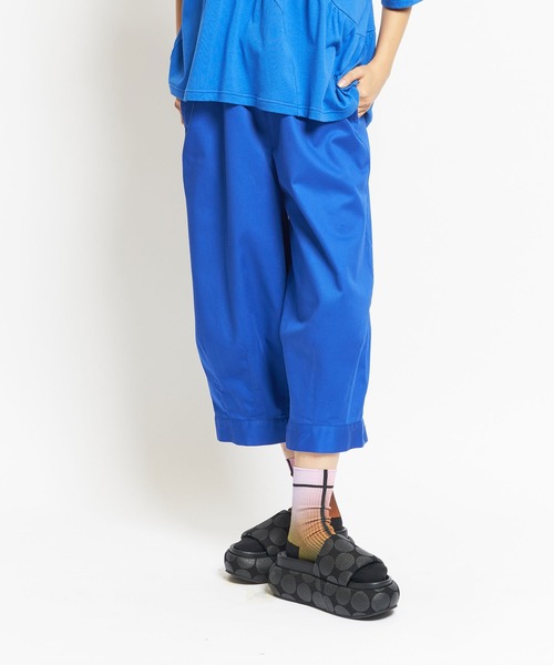 サーモストレッチ Bバルーンパンツ サーモストレッチ トラペゾイド