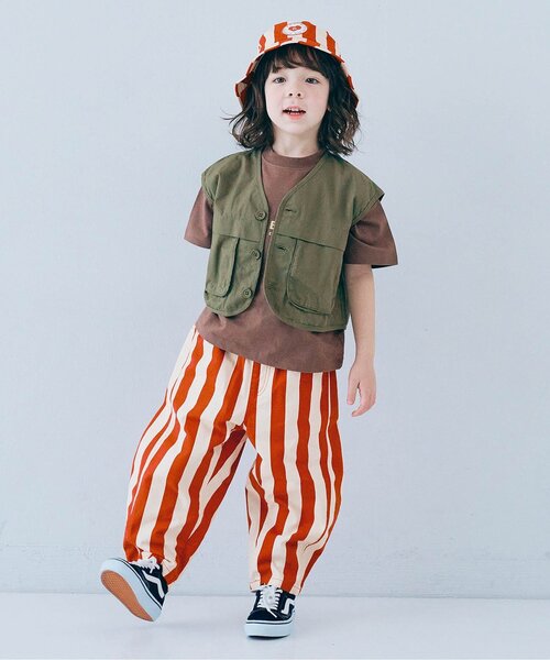 p.premier（ピードットプルミエ）の「【ジュニア対応】立体ポケットワークライトベスト（ベスト・キッズ・チャコール/カーキ/アイボリー/ブルー・140/130/120/110/100/90/80）」の21枚目の写真