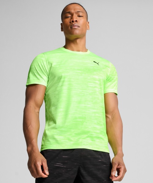 PUMA（プーマ）の「PUMA プーマ メンズ トレーニング TAD エッセンシャル AOP 半袖 Tシャツ（Tシャツ/カットソー・メンズ・ブラック/ホワイト/ダークグリーン・X-LARGE/LARGE/MEDIUM/SMALL/XX-LARGE）」の3枚目の写真