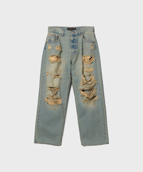 23AW-FS-17 DENIM BORO BAGGIE PANTS（デニムパンツ）｜F-LAGSTUF-F