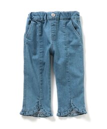 【ジュニア対応】裾フリルストレッチパンツ