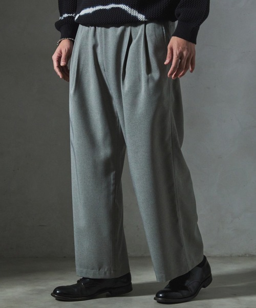JOURNAL STANDARD relume(ジャーナルスタンダード レリューム)の「【ZOZO限定】OVER CHEF SLACKS(その他パンツ・メンズ・グレー/ベージュ/ブルーグレー/ダークベージュ/ブルー/ブラック・L-Regular/L-Short/M-Long/S-Short/XS-Long/XS-Regular/XS-Short/XL-Regular/XL-Short/L-Long/M-Regular/M-Short/S-Long/S-Regular/XL-Long)」の3枚目の写真