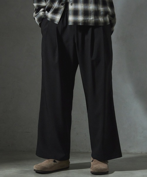 JOURNAL STANDARD relume(ジャーナルスタンダード レリューム)の「【ZOZO限定】OVER CHEF SLACKS(その他パンツ・メンズ・グレー/ベージュ/ブルーグレー/ダークベージュ/ブルー/ブラック・L-Regular/L-Short/M-Long/S-Short/XS-Long/XS-Regular/XS-Short/XL-Regular/XL-Short/L-Long/M-Regular/M-Short/S-Long/S-Regular/XL-Long)」の2枚目の写真