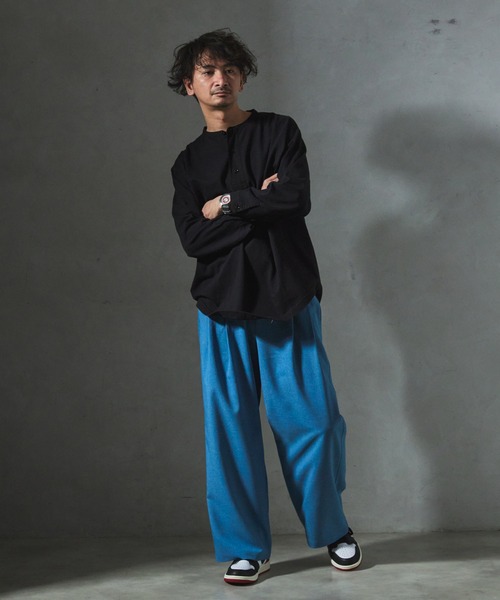 JOURNAL STANDARD relume(ジャーナルスタンダード レリューム)の「【ZOZO限定】OVER CHEF SLACKS(その他パンツ・メンズ・グレー/ベージュ/ブルーグレー/ダークベージュ/ブルー/ブラック・L-Regular/L-Short/M-Long/S-Short/XS-Long/XS-Regular/XS-Short/XL-Regular/XL-Short/L-Long/M-Regular/M-Short/S-Long/S-Regular/XL-Long)」の10枚目の写真