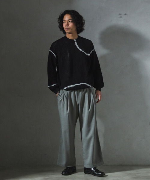 JOURNAL STANDARD relume(ジャーナルスタンダード レリューム)の「【ZOZO限定】OVER CHEF SLACKS(その他パンツ・メンズ・グレー/ベージュ/ブルーグレー/ダークベージュ/ブルー/ブラック・L-Regular/L-Short/M-Long/S-Short/XS-Long/XS-Regular/XS-Short/XL-Regular/XL-Short/L-Long/M-Regular/M-Short/S-Long/S-Regular/XL-Long)」の7枚目の写真