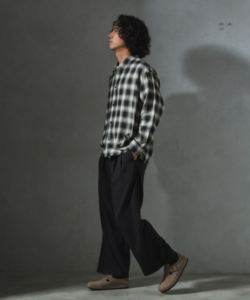JOURNAL STANDARD relume(ジャーナルスタンダード レリューム)の「【ZOZO限定】OVER CHEF SLACKS(その他パンツ・メンズ・グレー/ベージュ/ブルーグレー/ダークベージュ/ブルー/ブラック・L-Regular/L-Short/M-Long/S-Short/XS-Long/XS-Regular/XS-Short/XL-Regular/XL-Short/L-Long/M-Regular/M-Short/S-Long/S-Regular/XL-Long)」の11枚目の写真