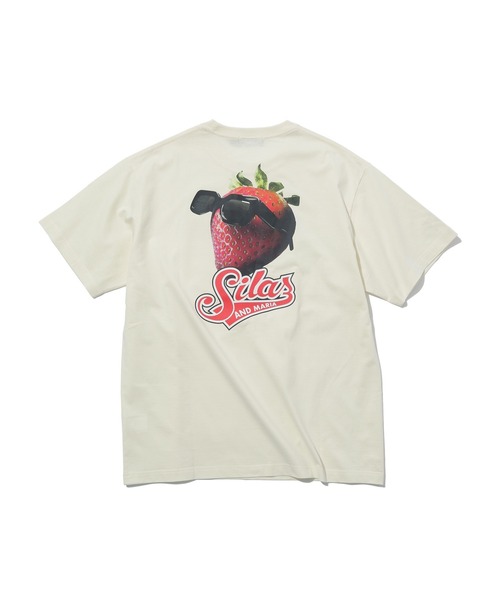 SILAS(サイラス)の「STRAWBERRY S/S TEE(Tシャツ/カットソー・メンズ・ブラック/オフホワイト/ホワイト・M/L/XL)」の2枚目の写真