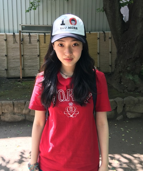 INTER FACTORY(インターファクトリー)の「hannah - nard girl cap made in INTERFACTORY(キャップ・レディース・ブラック/ライトブルー・FREE)」の11枚目の写真