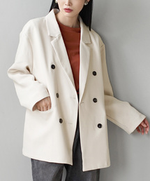 e-zakkamania stores（イーザッカマニアストアーズ）の「ダブルブレストテーラードジャケット（テーラードジャケット）」