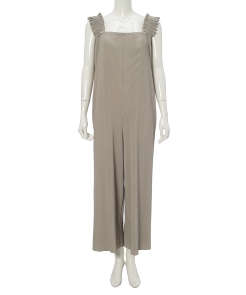 fifth（フィフス）の「サスフリルオールインワン（つなぎ/オールインワン・レディース・ブラック/グレイッシュベージュ/チャコールグレー・M）」の18枚目の写真