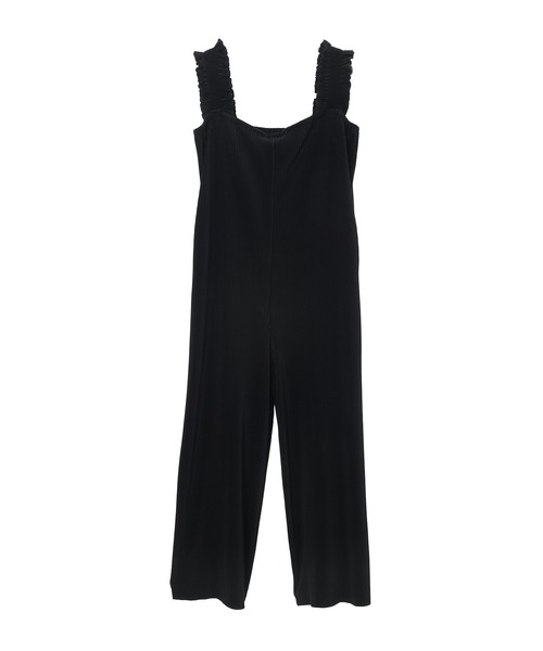 fifth（フィフス）の「サスフリルオールインワン（つなぎ/オールインワン・レディース・ブラック/グレイッシュベージュ/チャコールグレー・M）」の19枚目の写真