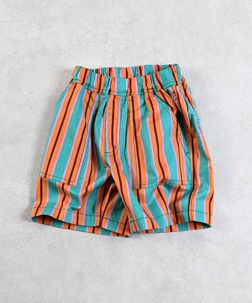 Life Support Products（ライフサポートプロダクツ）の「ポプリン総柄ベイカーショートパンツ（その他パンツ・キッズ・ベージュ/ライトブルー/ピンク/オフホワイト/レッド/チャコール・100/80/120/110/90/150/140/95/130）」の16枚目の写真