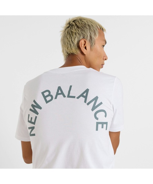 NEW BALANCE(ニューバランス)の「ニューバランス New Balance ショートスリーブTシャツ_Sport Arch Graphic(Tシャツ/カットソー・メンズ・ピンク/ホワイト/ネイビー/ブラック・S/M/L/LL)」の6枚目の写真