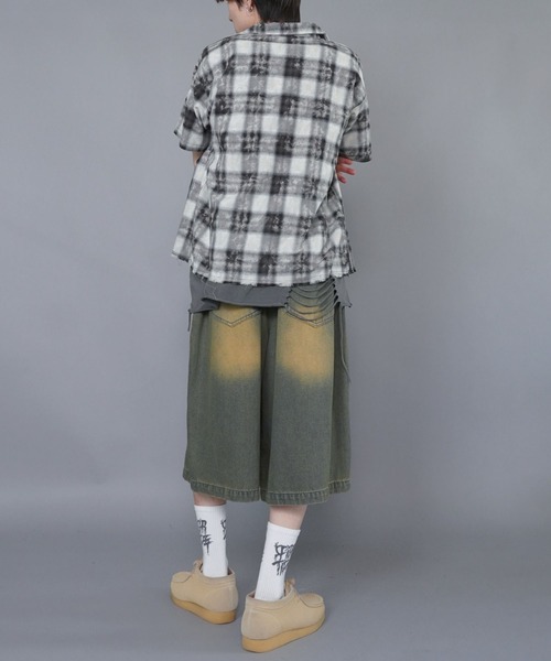 SPINNS（スピンズ）の「ヴィンテージ加工バギーデニムジョーツ/クロス（デニムパンツ・メンズ・ブルー系その他/ブルー系その他2/ブラック系その他・L/M）」の13枚目の写真