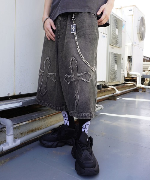 SPINNS（スピンズ）の「ヴィンテージ加工バギーデニムジョーツ/クロス（デニムパンツ・メンズ・ブルー系その他/ブルー系その他2/ブラック系その他・L/M）」の18枚目の写真