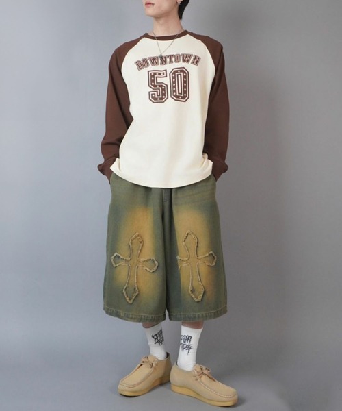 SPINNS（スピンズ）の「ヴィンテージ加工バギーデニムジョーツ/クロス（デニムパンツ・メンズ・ブルー系その他/ブルー系その他2/ブラック系その他・L/M）」の14枚目の写真