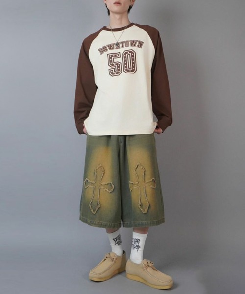 SPINNS（スピンズ）の「ヴィンテージ加工バギーデニムジョーツ/クロス（デニムパンツ・メンズ・ブルー系その他/ブルー系その他2/ブラック系その他・L/M）」の15枚目の写真