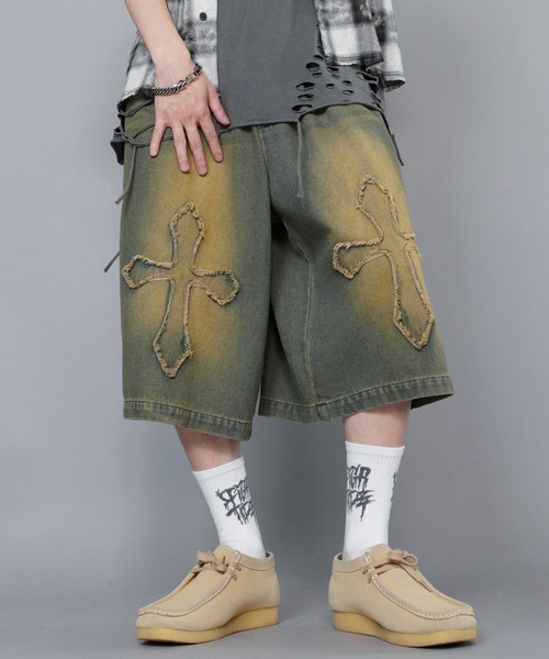 SPINNS（スピンズ）の「ヴィンテージ加工バギーデニムジョーツ/クロス（デニムパンツ・メンズ・ブルー系その他/ブルー系その他2/ブラック系その他・L/M）」の22枚目の写真