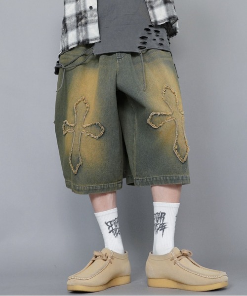 SPINNS（スピンズ）の「ヴィンテージ加工バギーデニムジョーツ/クロス（デニムパンツ・メンズ・ブルー系その他/ブルー系その他2/ブラック系その他・L/M）」の21枚目の写真