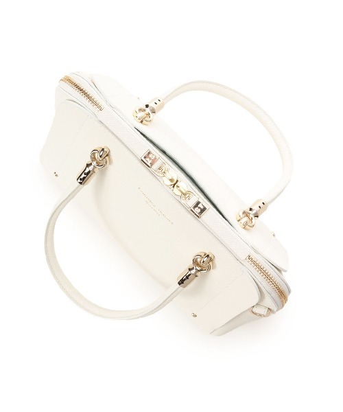 Samantha Thavasa(サマンサタバサ)の「新アベクトワ ハンドバッグ(ハンドバッグ・レディース・ベージュ/オフホワイト/ブラック/ピンクベージュ・FREE)」の13枚目の写真