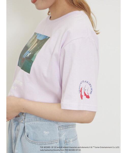 Samansa Mos2（サマンサ モスモス）の「【オズの魔法使/赤い靴】プリントTシャツ（Tシャツ/カットソー・レディース・オフホワイト/ピンク・F）」の12枚目の写真