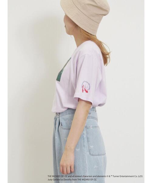 Samansa Mos2（サマンサ モスモス）の「【オズの魔法使/赤い靴】プリントTシャツ（Tシャツ/カットソー・レディース・オフホワイト/ピンク・F）」の14枚目の写真