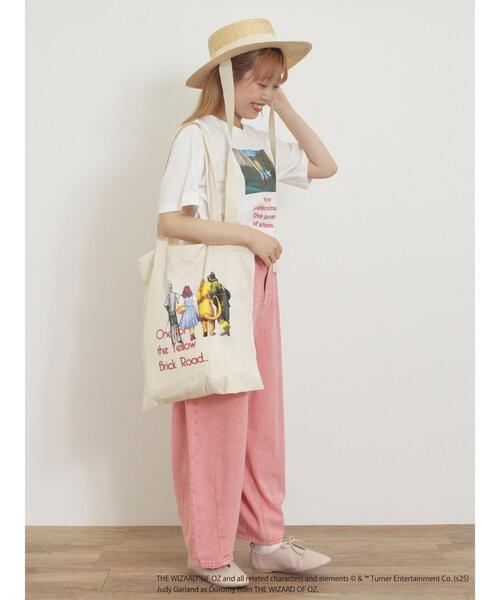 Samansa Mos2（サマンサ モスモス）の「【オズの魔法使/赤い靴】プリントTシャツ（Tシャツ/カットソー・レディース・オフホワイト/ピンク・F）」の18枚目の写真