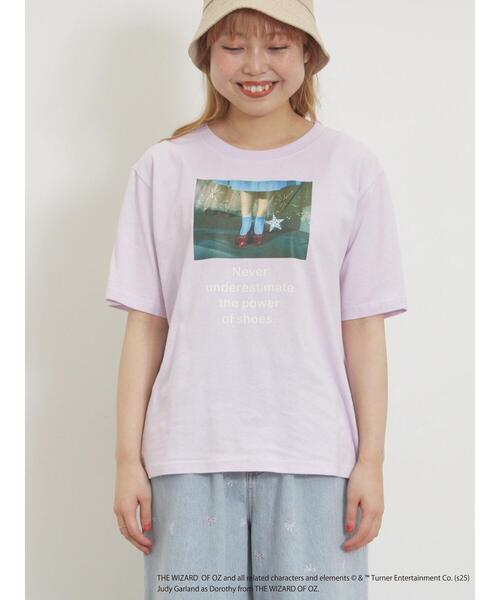 Samansa Mos2（サマンサ モスモス）の「【オズの魔法使/赤い靴】プリントTシャツ（Tシャツ/カットソー・レディース・オフホワイト/ピンク・F）」の20枚目の写真