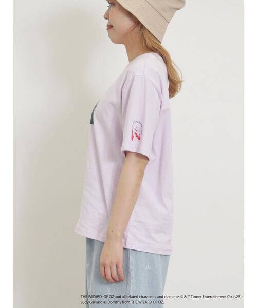 Samansa Mos2（サマンサ モスモス）の「【オズの魔法使/赤い靴】プリントTシャツ（Tシャツ/カットソー・レディース・オフホワイト/ピンク・F）」の21枚目の写真