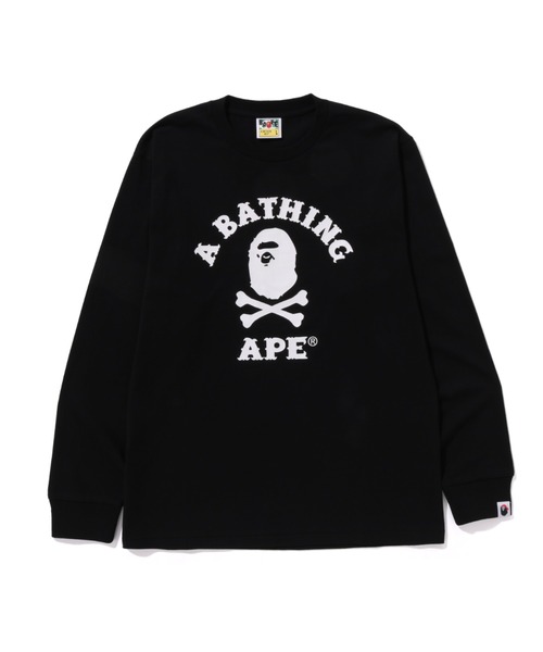 A BATHING APE 7分袖　ロンT ブラック　ロゴ　L メンズ 楽天市場】A BATHING APE（長さ（袖）長袖）（Tシャツ